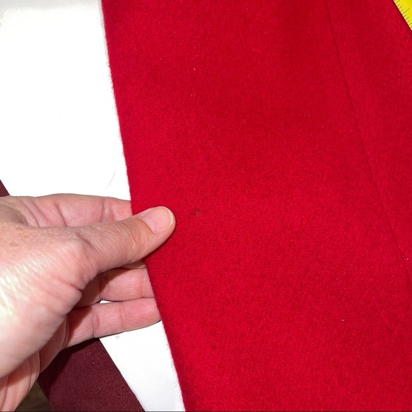 Vintage J. Percy for Marvin Richards Long Wool Coat Genuine Fur 10P - Picture 14 of 17